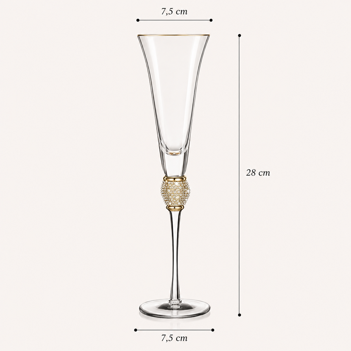 Conjunto De Taças Para Champagne Aurelle - 2 Peças