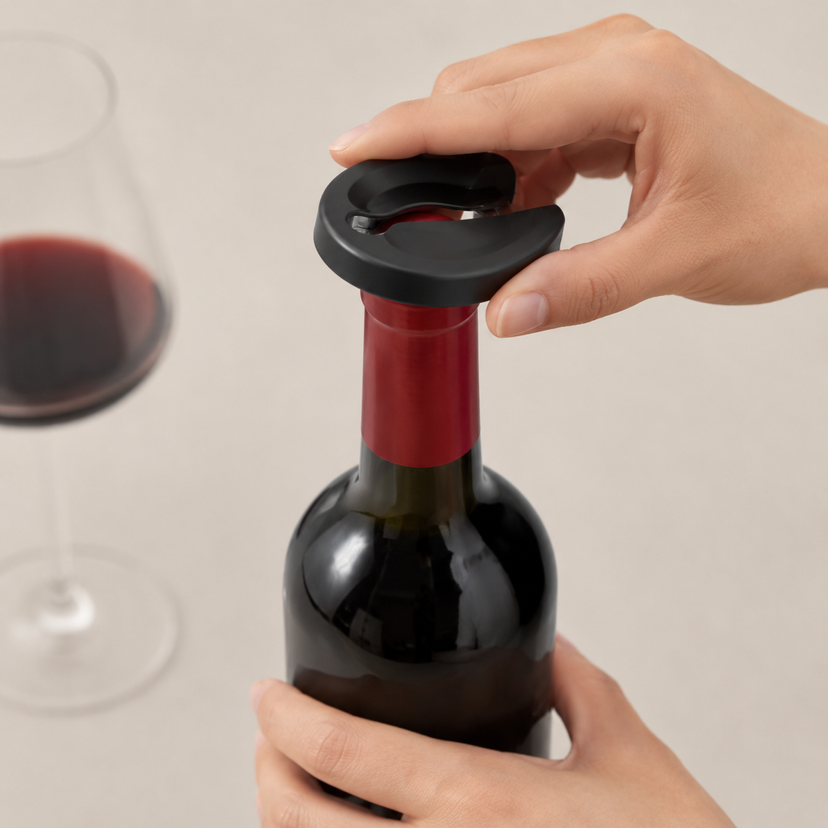 Kit Sommelier Elétrico Para Vinho Vittorio - 3 Em 1