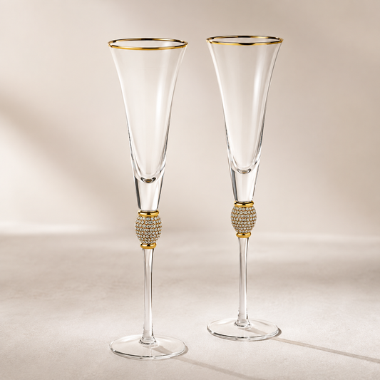Conjunto De Taças Para Champagne Aurelle - 2 Peças