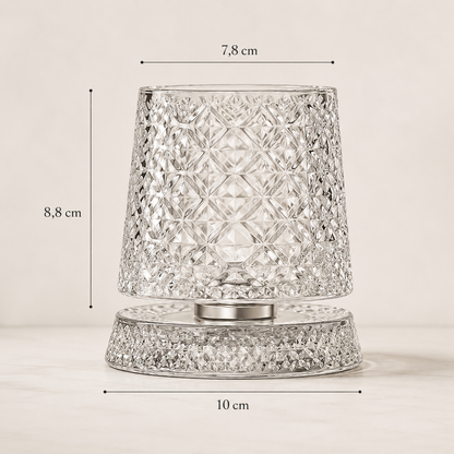 Copo Giratório de Vidro para Whisky - Base 360°
