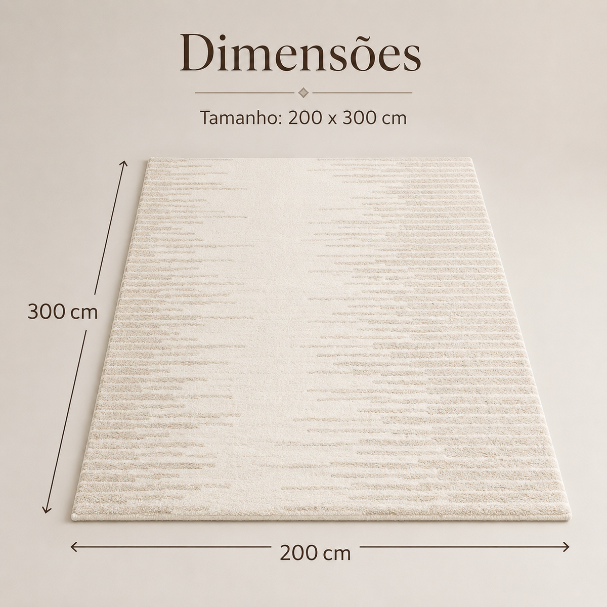 Tapete Estilo Creme - Marfim Linear