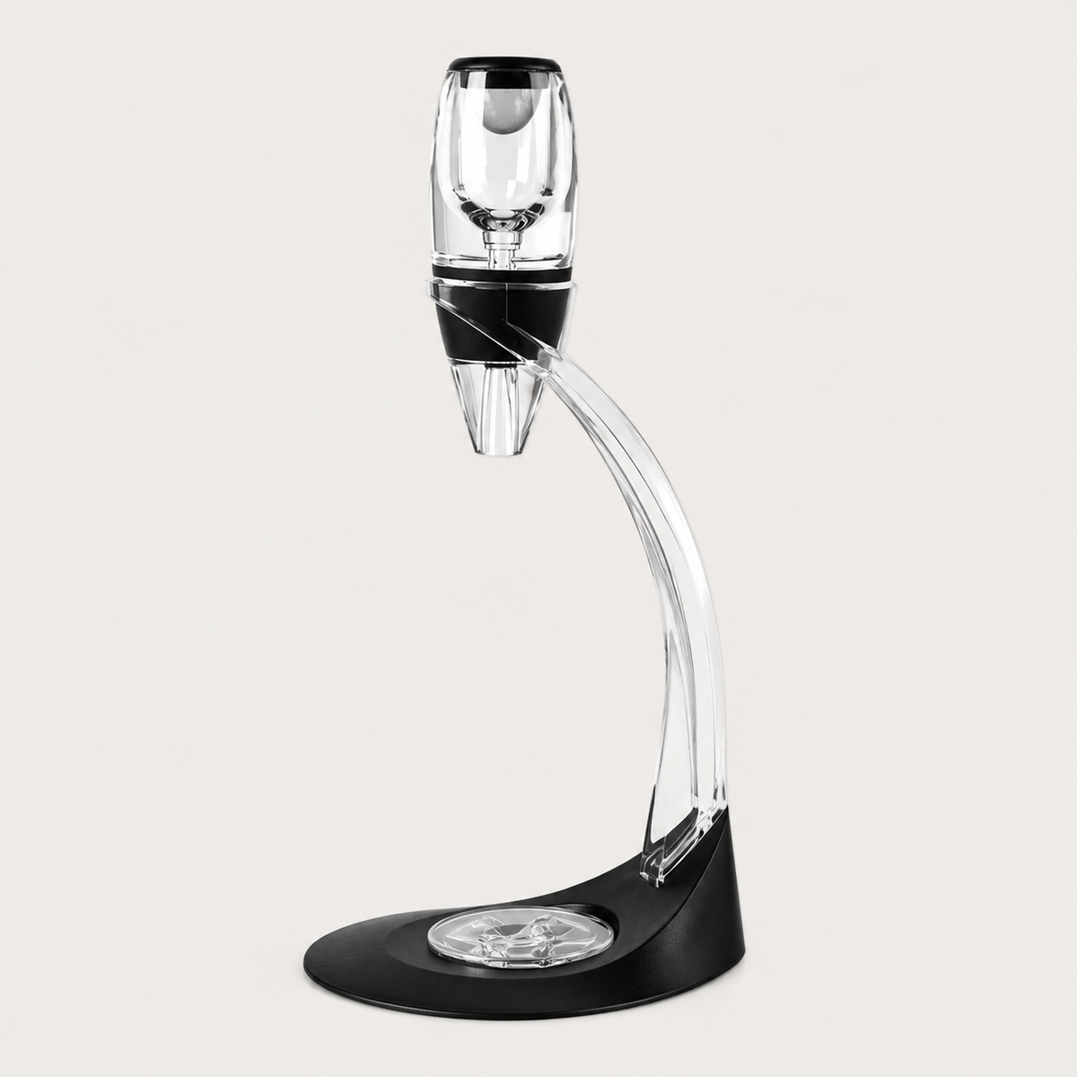 Aerador De Vinho Com Suporte Curvo - Volare