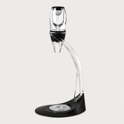 Aerador De Vinho Com Suporte Curvo - Volare