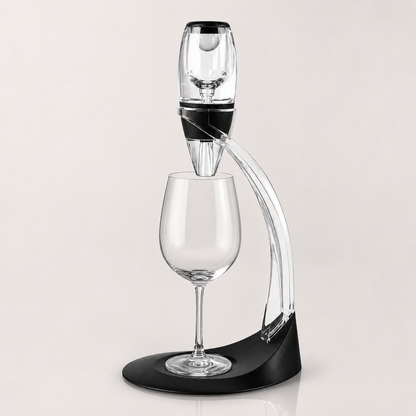 Aerador De Vinho Com Suporte Curvo - Volare