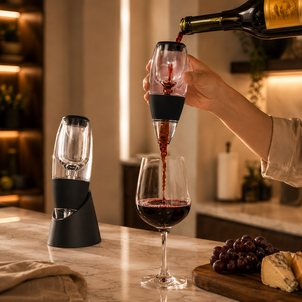 Aerador De Vinho Portátil Com Bolsa Volare