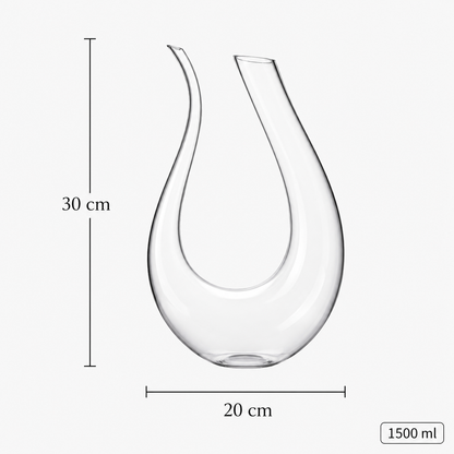 Decanter De Vinho Vellaro - Cristal Escultural