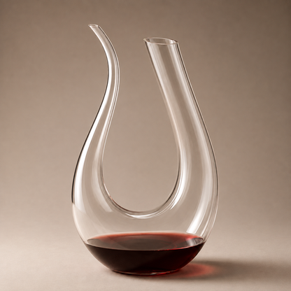 Decanter De Vinho Vellaro - Cristal Escultural