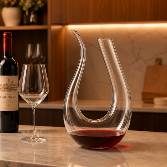 Decanter De Vinho Vellaro - Cristal Escultural