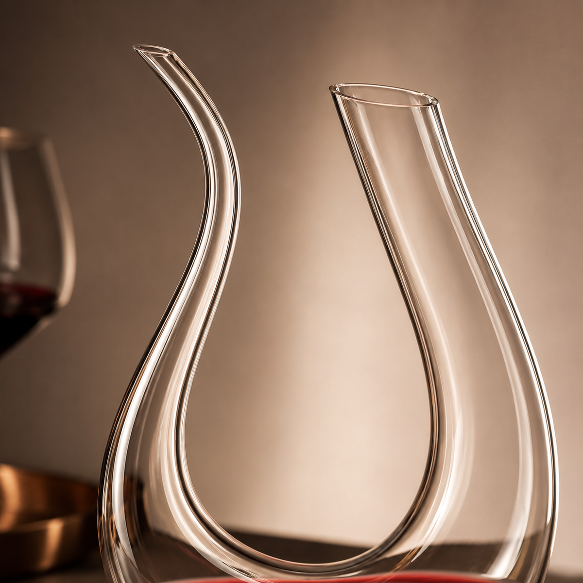 Decanter De Vinho Vellaro - Cristal Escultural