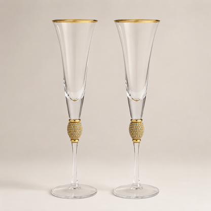 Conjunto De Taças Para Champagne Aurelle 2 Peças