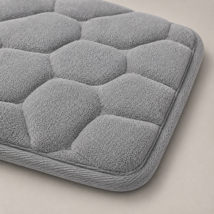Tapete De Banho Com Relevo De Pedras - Grey