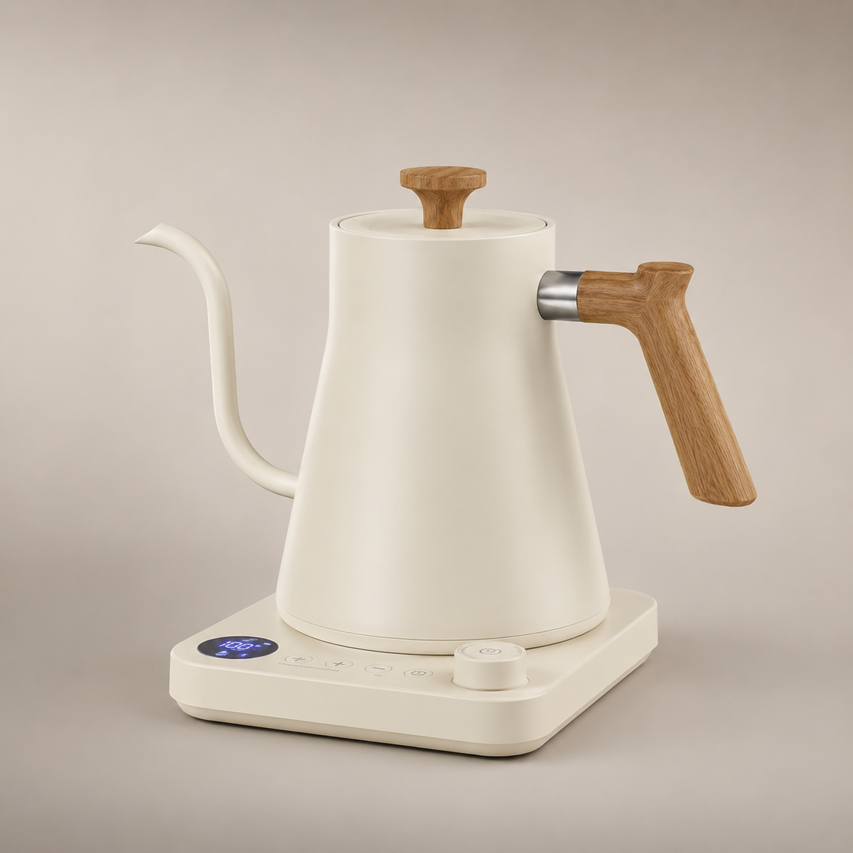 Chaleira Elétrica De Precisão Com Bico Gooseneck 110V - Ivory