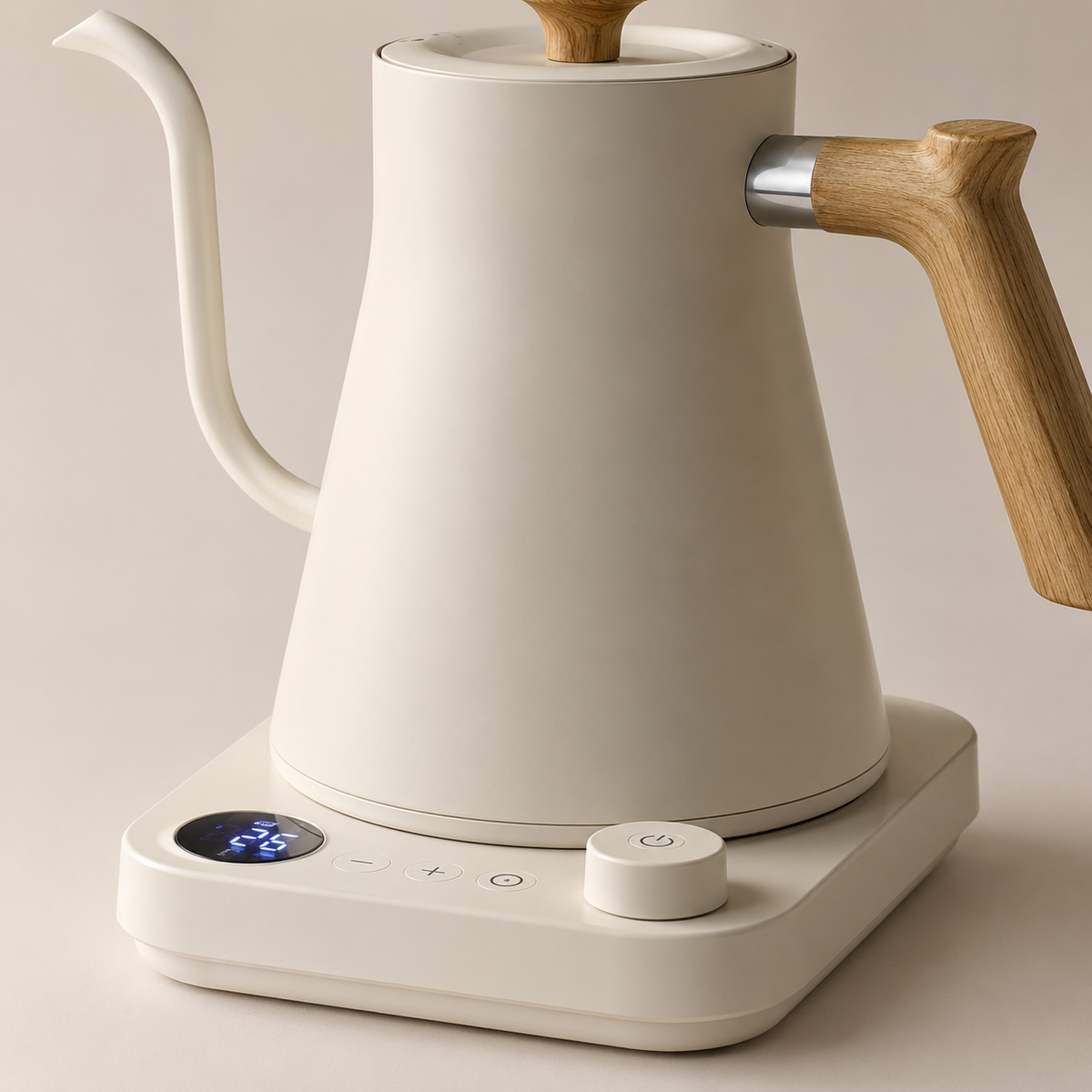 Chaleira Elétrica De Precisão Com Bico Gooseneck 110V - Ivory