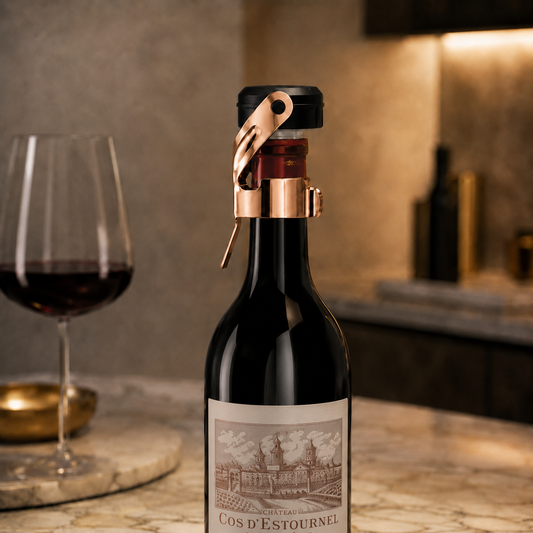 Vedador Para Vinho e Espumante Em Aço Inox