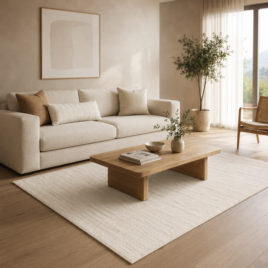 Tapete Estilo Creme - Marfim Linear