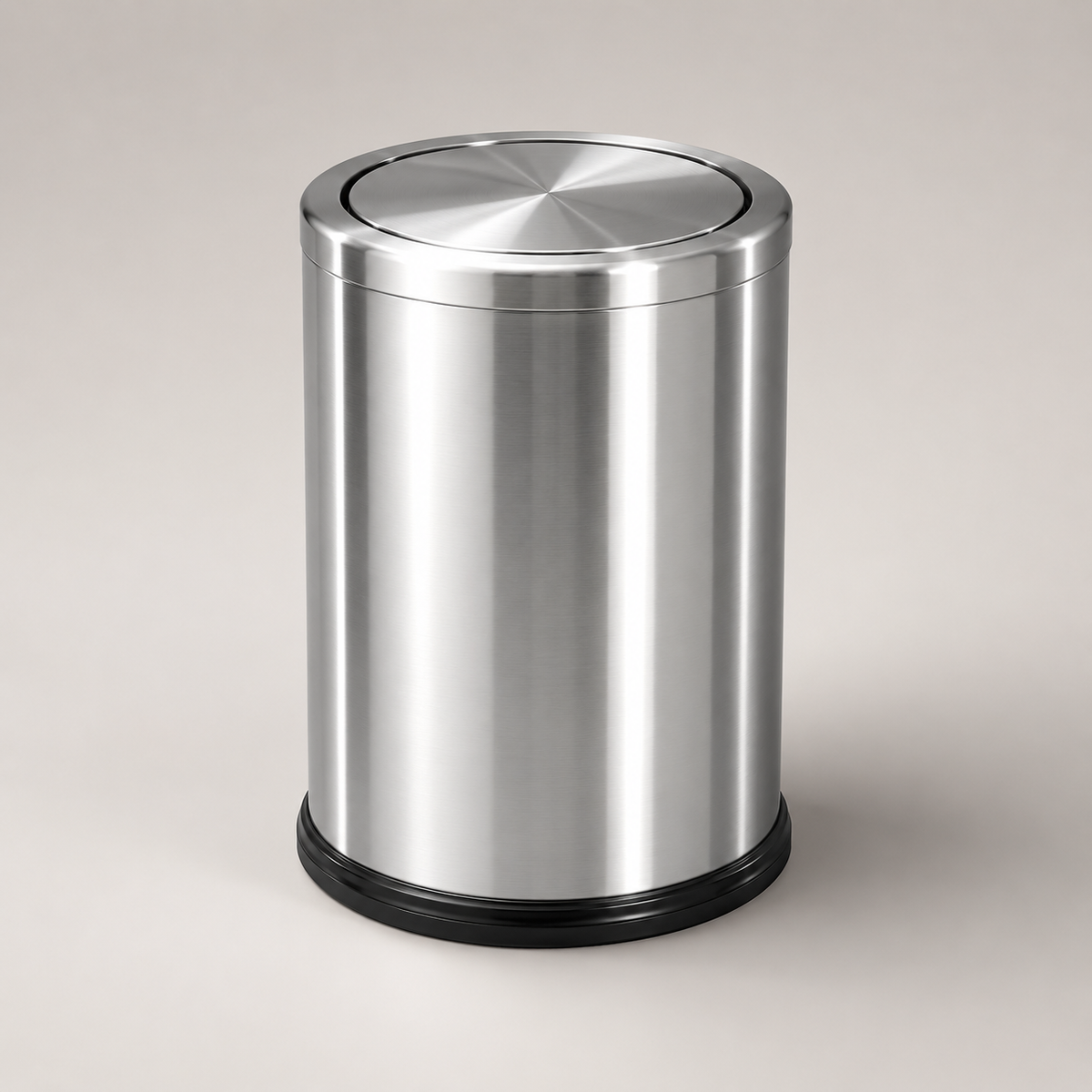 Lixeira Swing-Top Em Aço Inox - 9 L