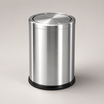 Lixeira Swing-Top Em Aço Inox - 9 L