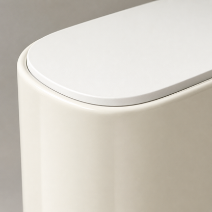 Lixeira Slim Com Tampa de Pressão Aço Inox - 7 L